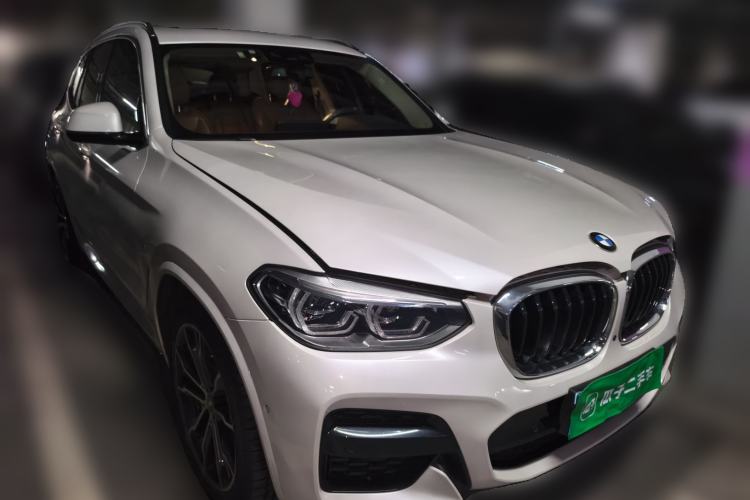 Used BMW X3 2021 xDrive30i Luxury Model with M Sport Package Front Right 45 Deg