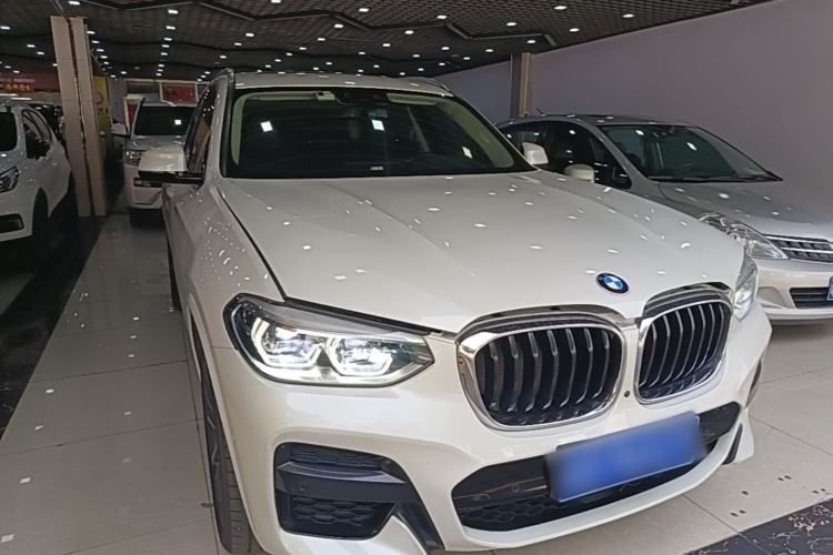 Used BMW X3 2021 xDrive30i Luxury Model with M Sport Package Front Right 45 Deg