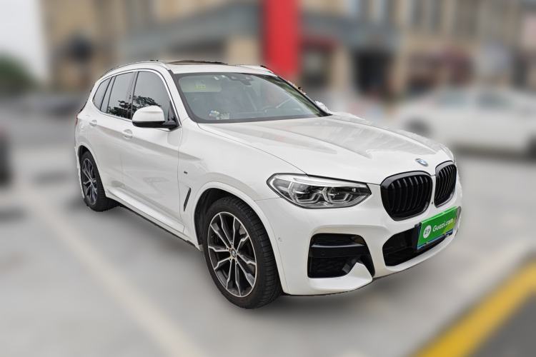 Used BMW X3 2021 xDrive30i Luxury Model with M Sport Package Front Right 45 Deg