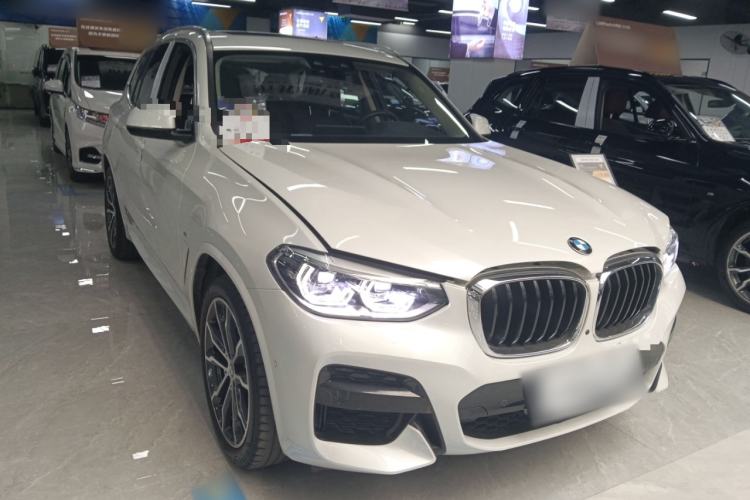 Used BMW X3 2021 xDrive30i Luxury Model with M Sport Package Front Right 45 Deg