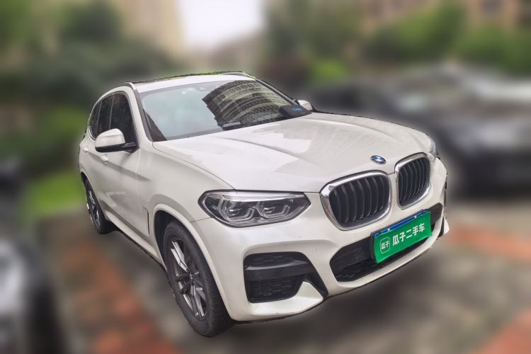 Used BMW X3 2021 xDrive25i M Sport Package Front Right 45 Deg