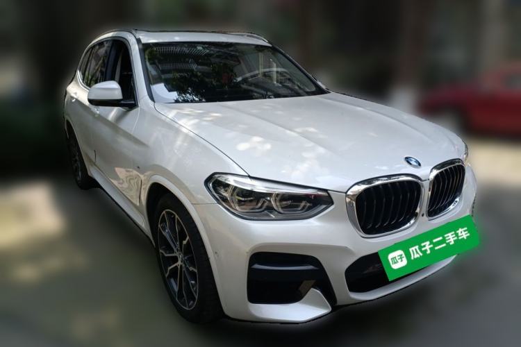 Used BMW X3 2021 xDrive30i Luxury Model with M Sport Package Front Right 45 Deg