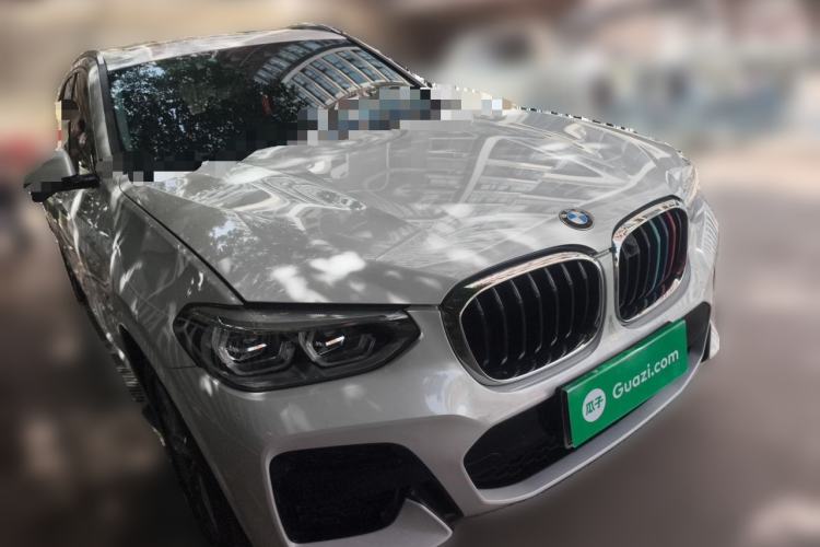 Used BMW X3 2021 xDrive25i M Sport Package Front Right 45 Deg