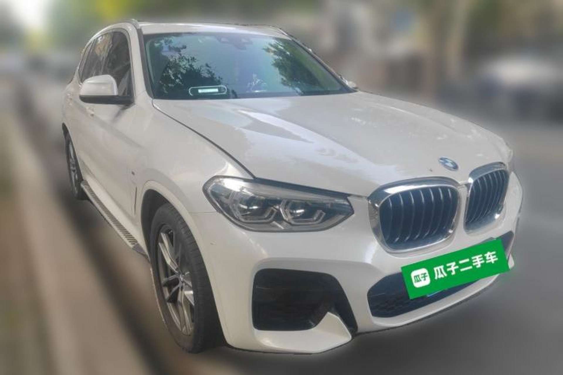 Used BMW X3 2021 xDrive25i M Sport Package Front Right 45 Deg