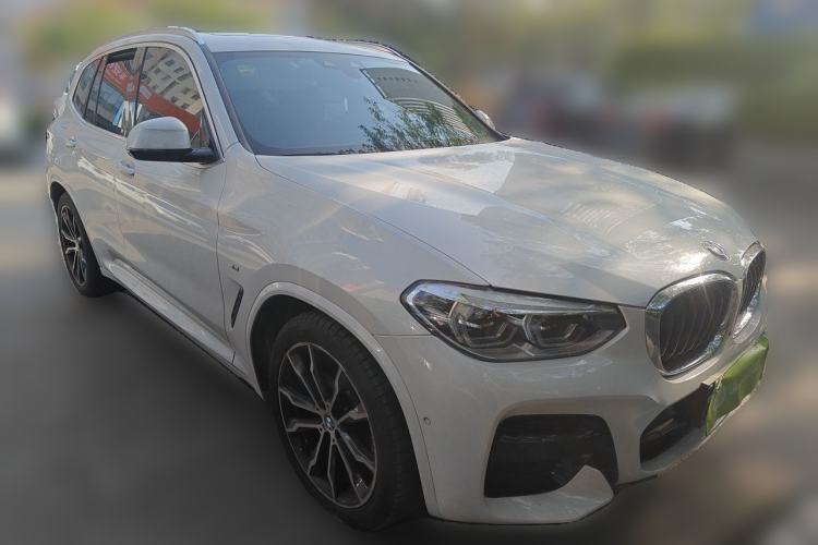 Used BMW X3 2021 xDrive30i Luxury Model with M Sport Package Front Right 45 Deg