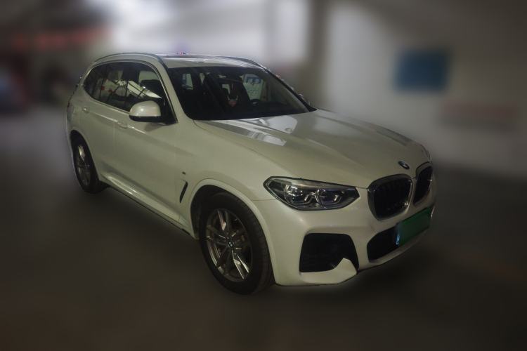 Used BMW X3 2021 xDrive25i M Sport Package Front Right 45 Deg