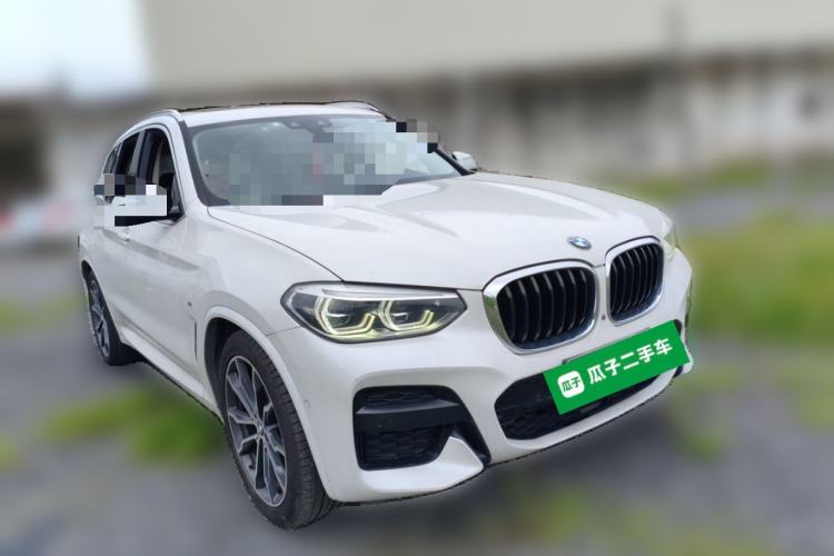 Used BMW X3 2021 xDrive30i Luxury Model with M Sport Package Front Right 45 Deg