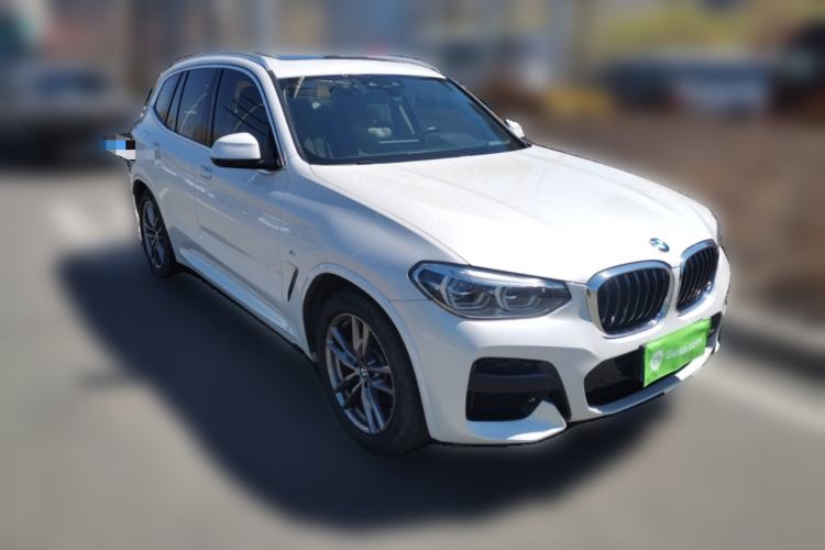Used BMW X3 2021 xDrive25i M Sport Package Front Right 45 Deg