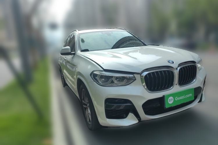 Used BMW X3 2021 xDrive25i M Sport Package Front Right 45 Deg