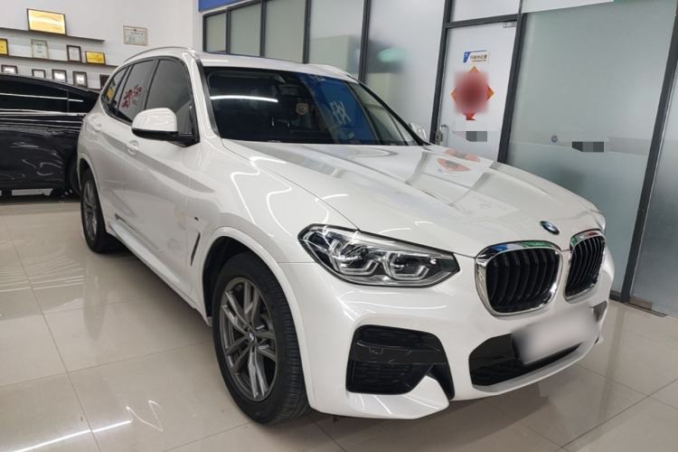 Used BMW X3 2021 xDrive25i M Sport Package Front Right 45 Deg