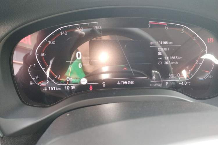 Used BMW X3 2021 xDrive30i Luxury Model with M Sport Package Instrument Cluster