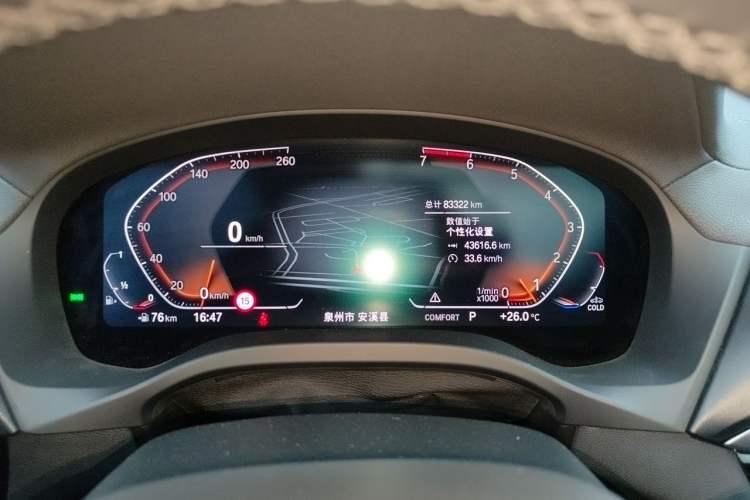 Used BMW X3 2021 xDrive30i Luxury Model with M Sport Package Instrument Cluster