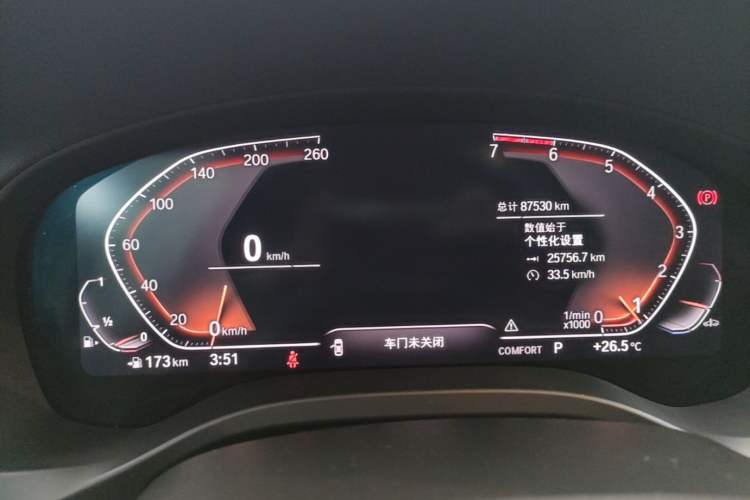 Used BMW X3 2021 xDrive28i Luxury Package Instrument Cluster