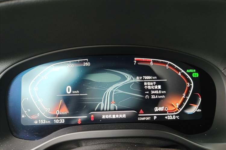 Used BMW X3 2021 xDrive30i Luxury Model with M Sport Package Instrument Cluster