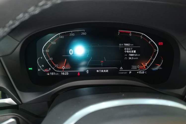 Used BMW X3 2021 xDrive30i Luxury Model with M Sport Package Instrument Cluster