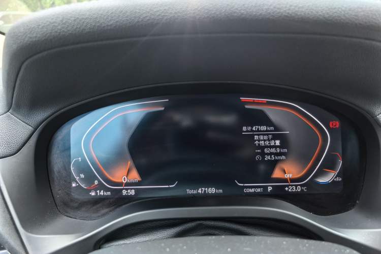 Used BMW X3 2021 Facelift xDrive28i M Sport Package Odometer Close Up