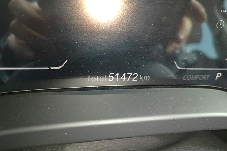 Used BMW X3 2021 Facelift xDrive28i M Sport Package Odometer Close Up