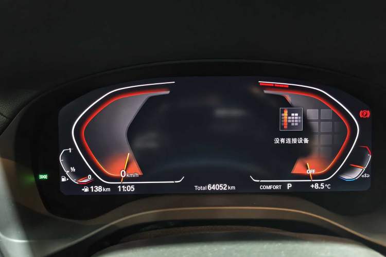 Used BMW X3 2021 xDrive28i M Sport Package Odometer Close Up