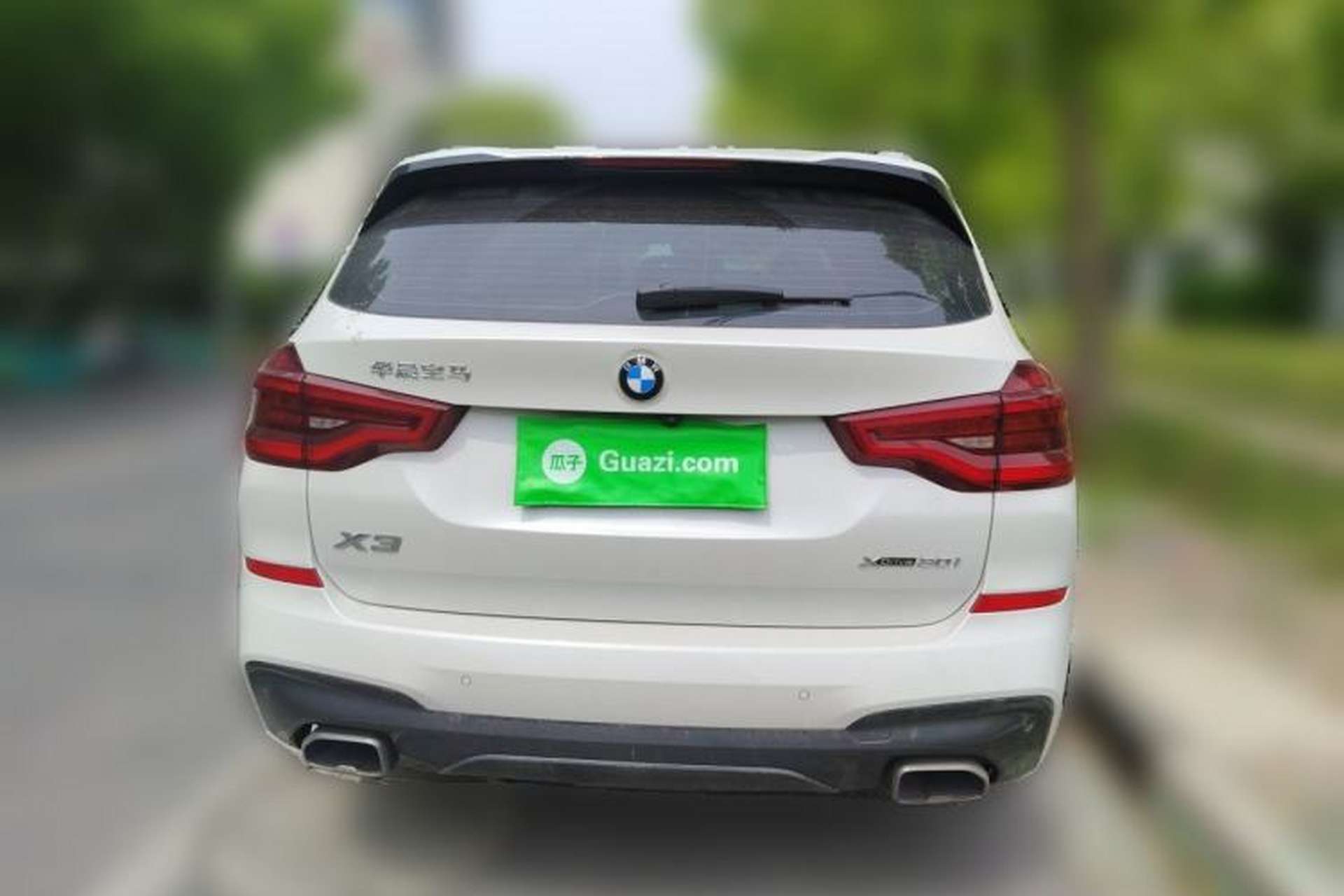 Used BMW X3 2021 xDrive30i Luxury Model with M Sport Package Rear