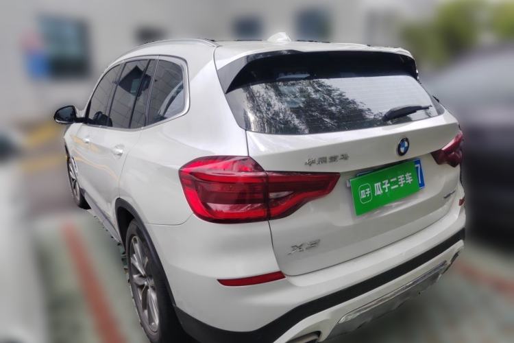 Used BMW X3 2021 xDrive25i Luxury Package Rear Left 45 Deg