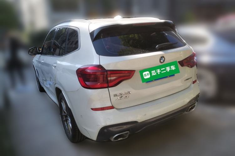 Used BMW X3 2021 xDrive25i Luxury Package Rear Left 45 Deg