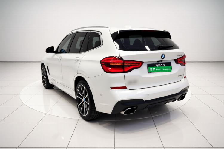 Used BMW X3 2021 xDrive30i Luxury Model with M Sport Package Rear Left 45 Deg