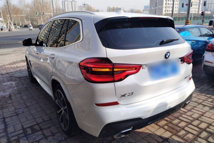 Used BMW X3 2021 xDrive30i Luxury Model with M Sport Package Rear Left 45 Deg
