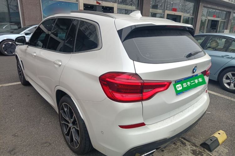 Used BMW X3 2021 xDrive30i Luxury Model with M Sport Package Rear Left 45 Deg