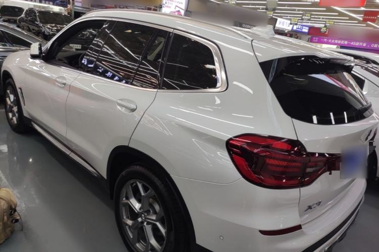 Used BMW X3 2021 xDrive28i Luxury Package Rear Left 45 Deg