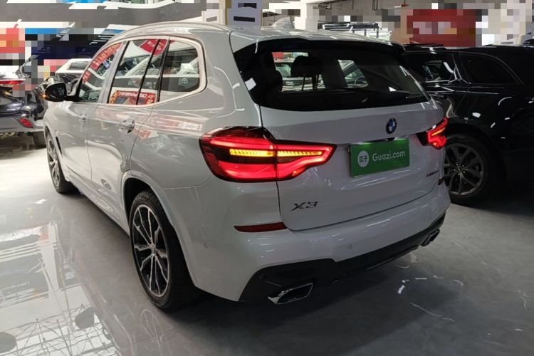 Used BMW X3 2021 xDrive30i Luxury Model with M Sport Package Rear Left 45 Deg