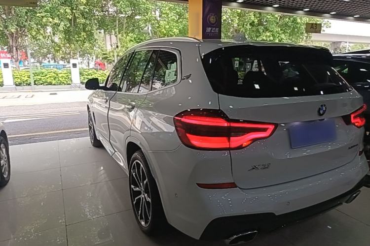 Used BMW X3 2021 xDrive30i Luxury Model with M Sport Package Rear Left 45 Deg