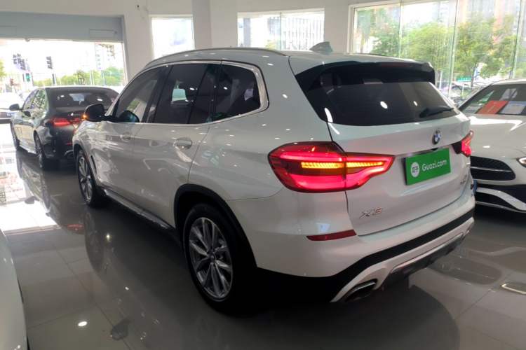 Used BMW X3 2021 xDrive25i Luxury Package Rear Left 45 Deg