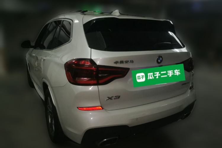 Used BMW X3 2021 xDrive25i M Sport Package Rear Left 45 Deg