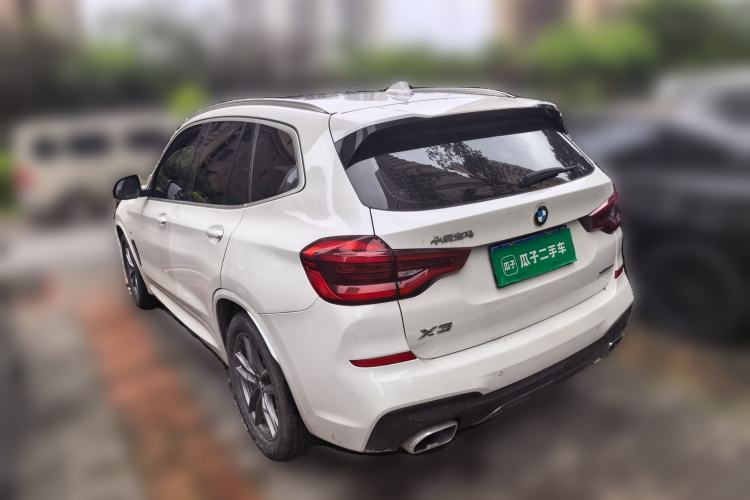 Used BMW X3 2021 xDrive25i M Sport Package Rear Left 45 Deg