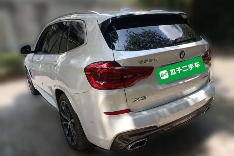 Used BMW X3 2021 xDrive30i Luxury Model with M Sport Package Rear Left 45 Deg
