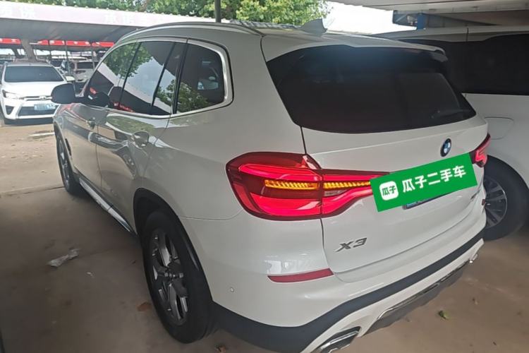 Used BMW X3 2021 xDrive28i Luxury Package Rear Left 45 Deg