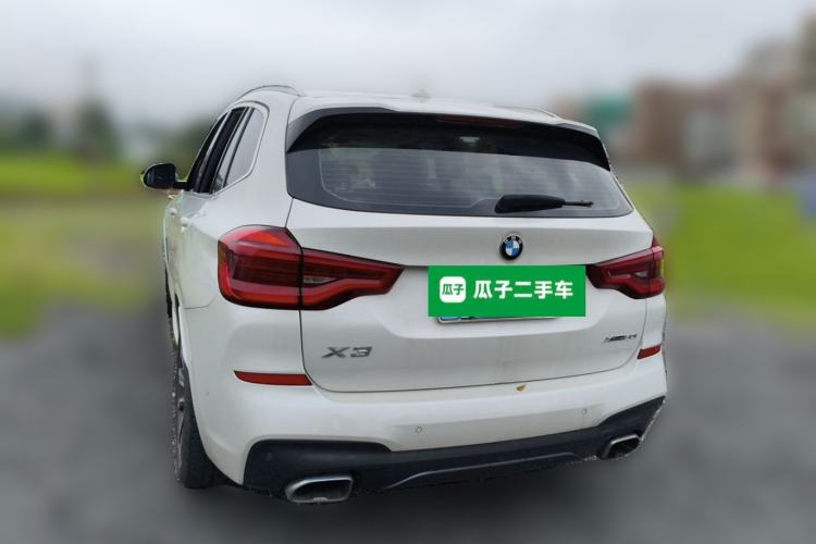 Used BMW X3 2021 xDrive30i Luxury Model with M Sport Package Rear Left 45 Deg