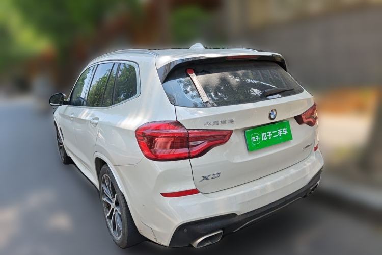 Used BMW X3 2021 xDrive30i Luxury Model with M Sport Package Rear Left 45 Deg