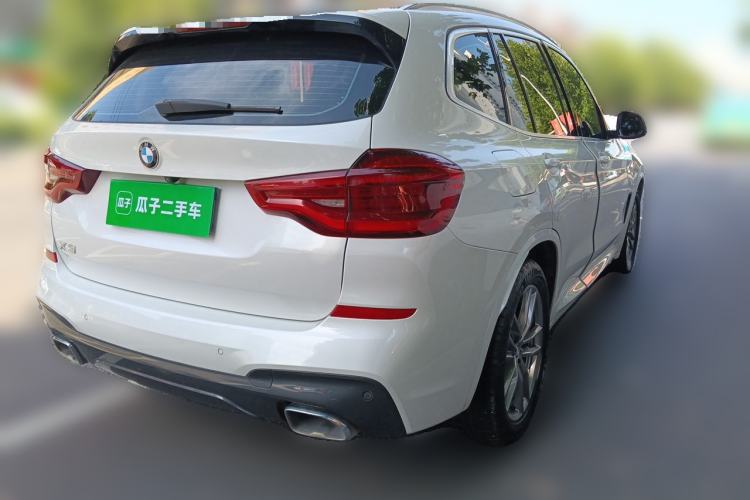 Used BMW X3 2021 xDrive25i M Sport Package Rear Right 45 Deg