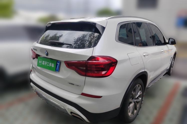 Used BMW X3 2021 xDrive25i Luxury Package Rear Right 45 Deg