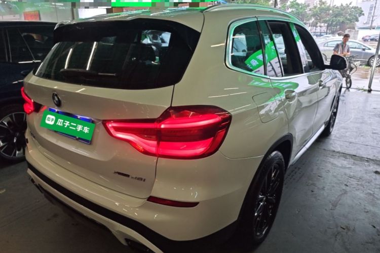 Used BMW X3 2021 xDrive25i Luxury Package Rear Right 45 Deg