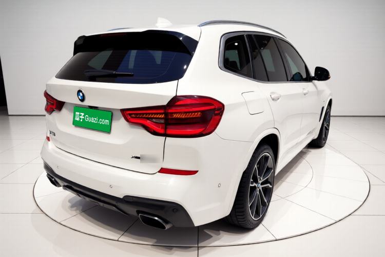 Used BMW X3 2021 xDrive30i Luxury Model with M Sport Package Rear Right 45 Deg