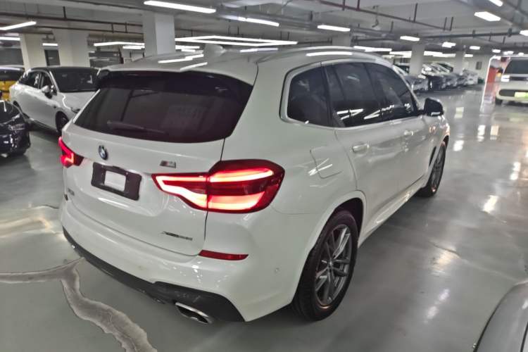 Used BMW X3 2021 xDrive28i M Sport Package Rear Right 45 Deg