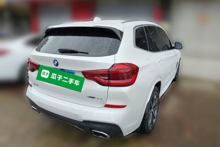 Used BMW X3 2021 xDrive30i Luxury Model with M Sport Package Rear Right 45 Deg