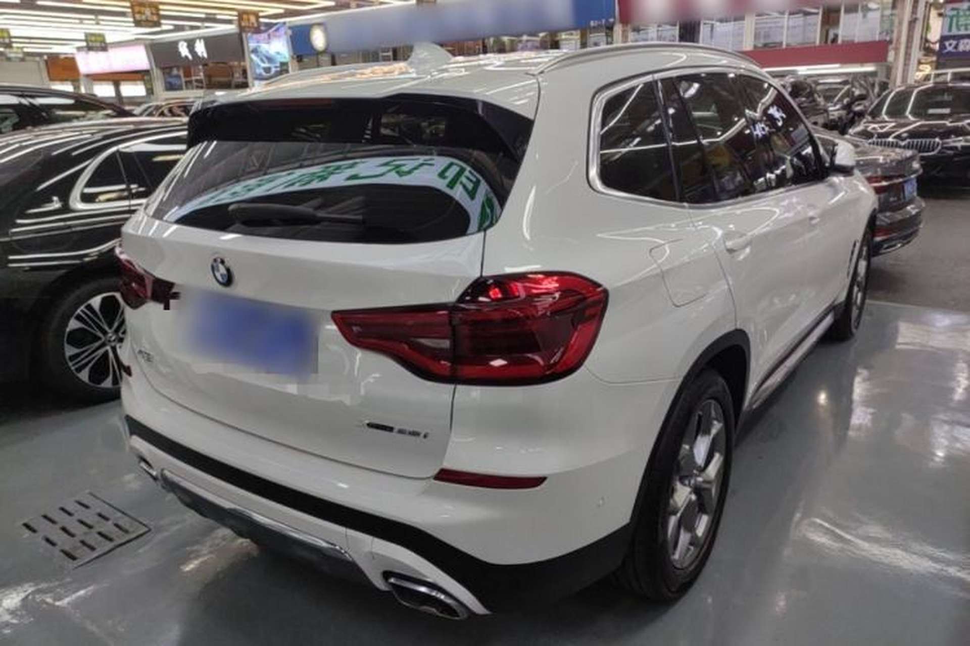 Used BMW X3 2021 xDrive28i Luxury Package Rear Right 45 Deg