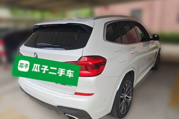 Used BMW X3 2021 xDrive30i Luxury Model with M Sport Package Rear Right 45 Deg
