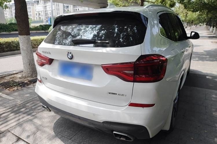 Used BMW X3 2021 xDrive30i Luxury Model with M Sport Package Rear Right 45 Deg