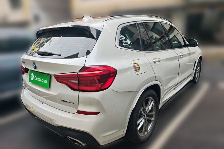 Used BMW X3 2021 xDrive25i M Sport Package Rear Right 45 Deg