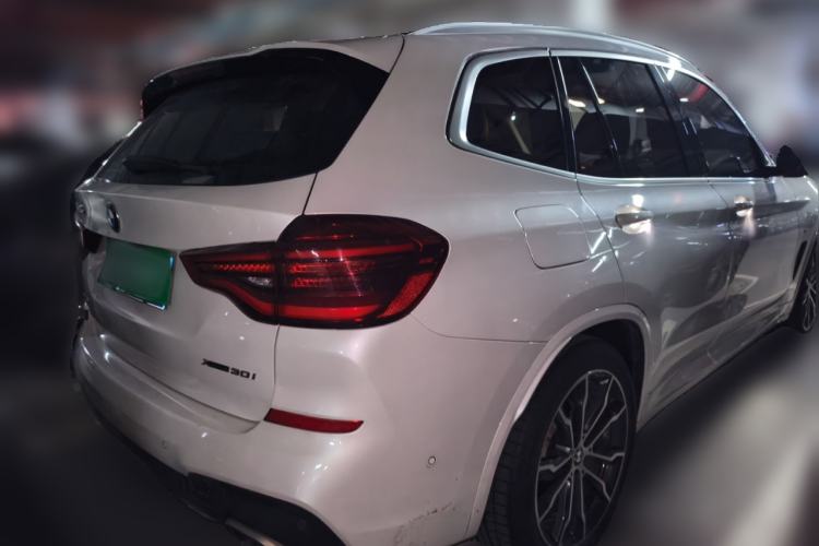 Used BMW X3 2021 xDrive30i Luxury Model with M Sport Package Rear Right 45 Deg