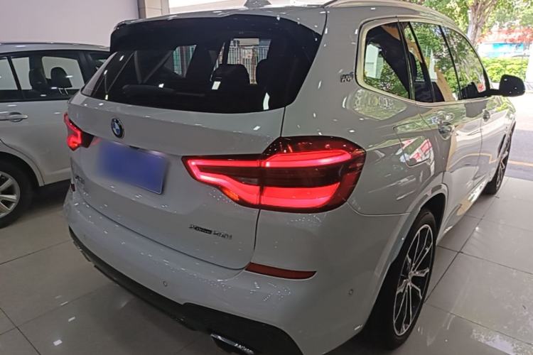Used BMW X3 2021 xDrive30i Luxury Model with M Sport Package Rear Right 45 Deg